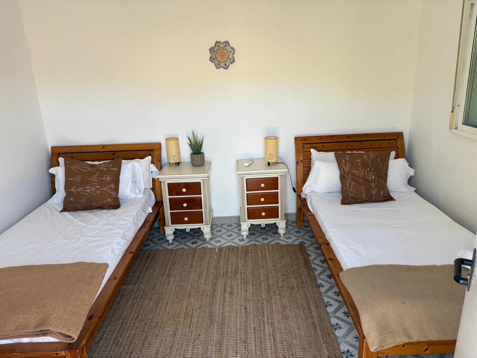 Garden cottage bedroom